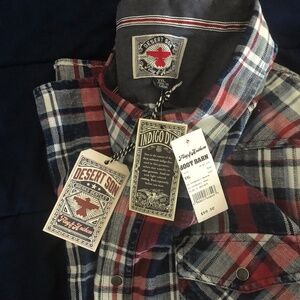 XXL-New with tags, Desert Son Button Snap Short Sleeve Shirt